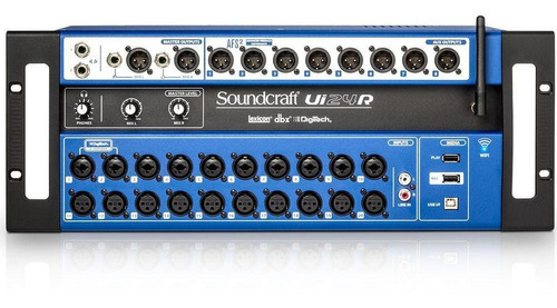 Mezcladora Rack Multitrack Inalámbrica, Soundcraft Ui24r