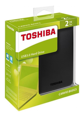 Imagen 4 de 4 de Disco duro externo Toshiba Canvio Basics HDTB420XK3AA 2TB negro