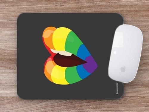Mouse Pad Personalizado, Coleção Lgbt, Boca Lgbt