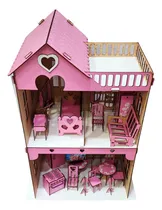 Comprar Casa Mansión  De Muñecas En Fibroplus- Ploteada Premium.
