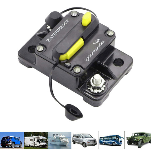 Disjuntor De 30-300 Amp Ip67 À Prova D\'água 12v-48v 50a