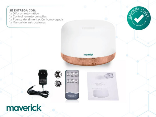 Imagen 6 de 9 de Difusor Humidificador Led Aromatizante Bamboo