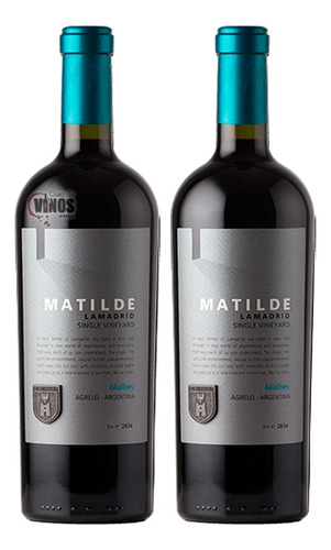 Vino Matilde Bodega Lamadrid Pack X2 Unidades