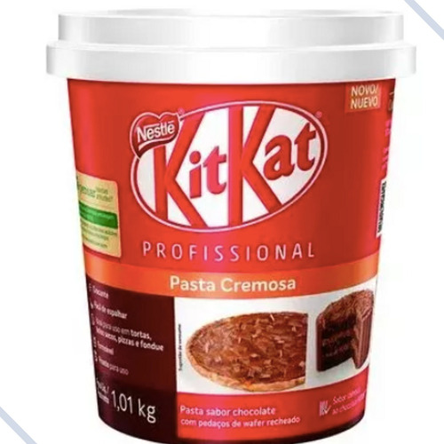 Kit 3 Pasta Cremosa Profissional Kit Kat Nestle 3,03kg