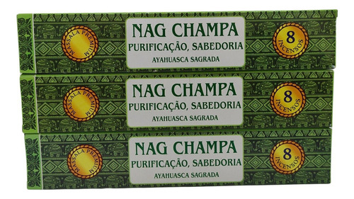 Incenso Massala Nag Champa Shakunthala Escolha Seu Aroma 3un Fragrância Ayahuasca Sagrada - Purificação E Sabedoria