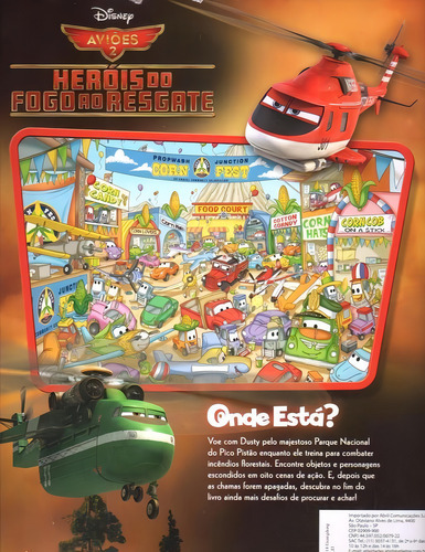 Livro Disney - Aviões 2 - Heróis Do Fogo Ao Resgate