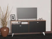Comprar Mesa Tv Led Rack Nordico 1.20 Mts Moderno Melamina Modular