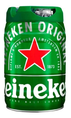 Barril De Chopp Heineken Original Puro Malte 5 Litros