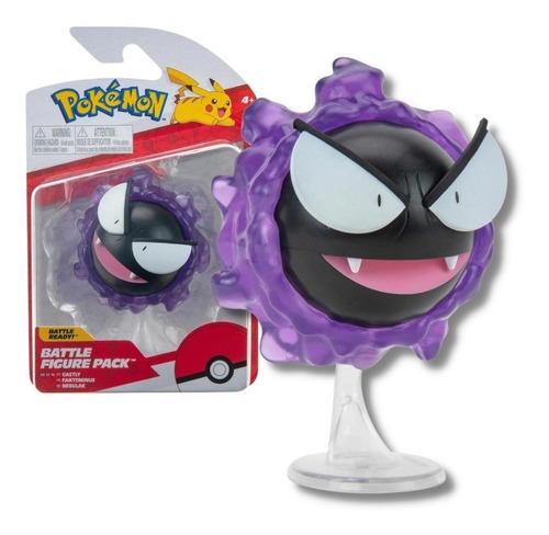 Pokémon Figuras De Ação De 6cm - Gastly - Sunny