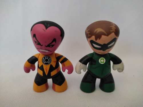 Mini Linterna Verde Y Siniestro Mez-itz Dc Universe Mezco