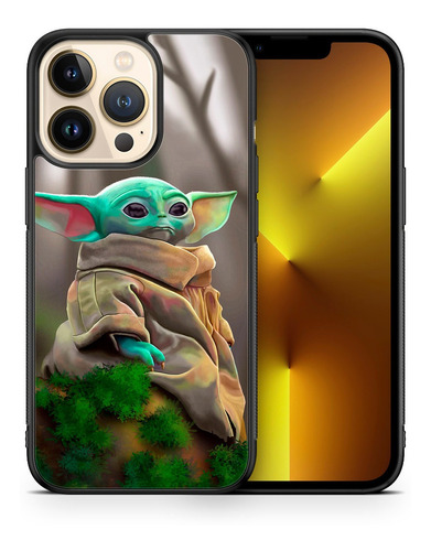 Funda Protectora Para iPhone Grogu Baby Yoda Arte Tpu Case