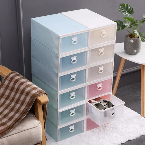 Caja De Almacenamiento De Plástico Qi-10x 33x23x14 Plegable