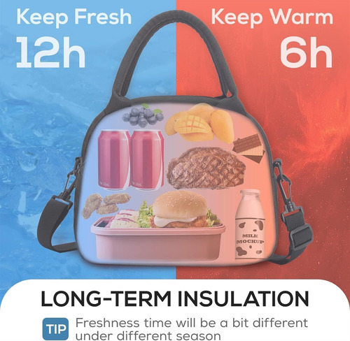 Bolsa Del Almuerzo,lonchera Termica Para Mujer Hombre