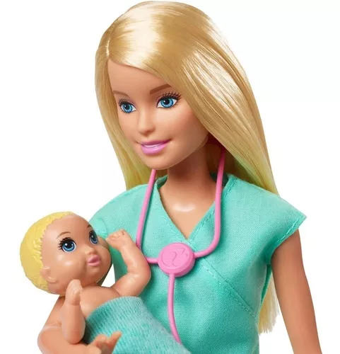 Boneca Barbie Profissões Médica Pediatra - Original Mattel