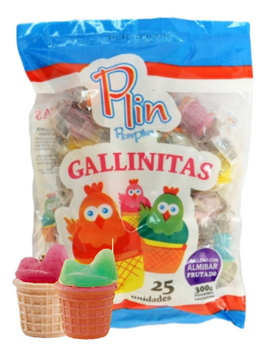 Golosinas Gallinitas Plin Plan Plun X25u