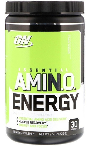On Essential Amino Energy 10.6oz Sabor Manzana verde