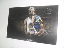 Comprar Carteles Nba Curry Cuadros Golden State Warriors 27x42 Cm