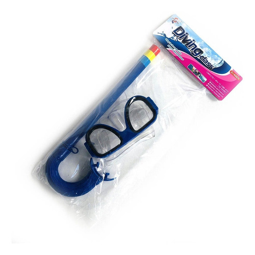 Imagen 2 de 3 de Set De Buceo Snorkel Infantil Mascara Ajustable Con Snorkel