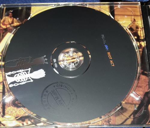 Pearl Jam Riot Act Cd Sony Promo 2002 Impecable Sin Uso! 