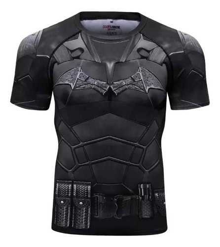 Playera Compresión Gym The Batman Robert Pattinson 2021