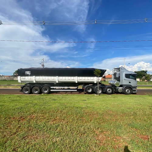 Conjunto Scania R440 8x2 Com Ls 3 Eixo Basculante Facchini