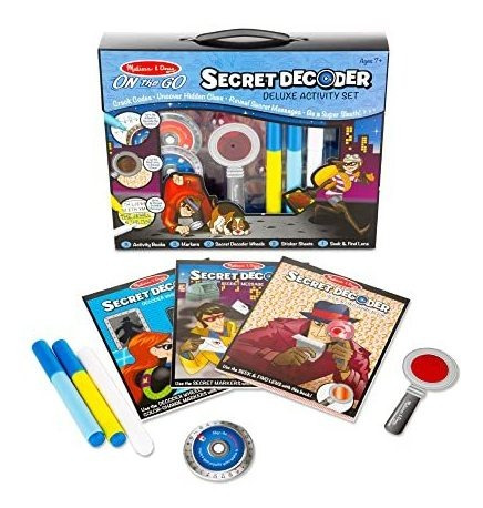 Melissa  Doug On The Go Secret Decoder Deluxe Race1