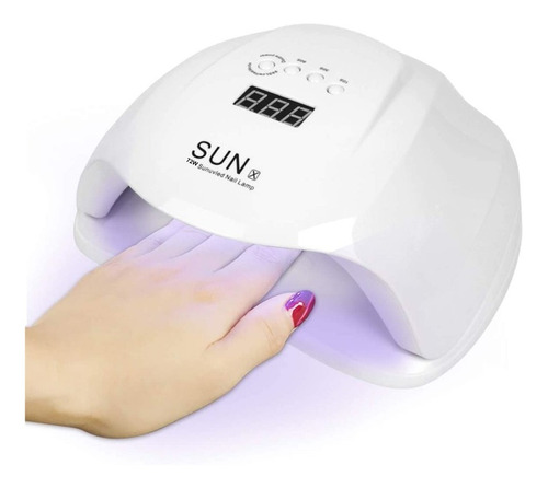 Lampara De Uñas Uv Led 72w Secador De Uñas Sunx Plus