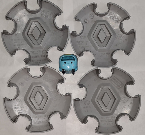 4 Tapas ( Tapones ) Centro De Rin Renault Duster Original. (Usado)