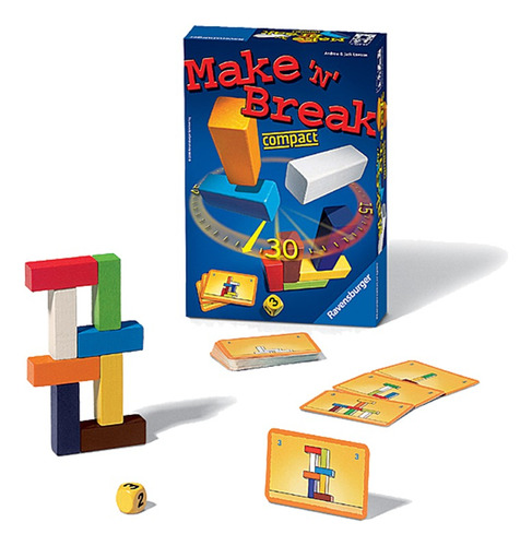 Juego De Mesa Ravensburger Make N Break Compact 60 Desafíos