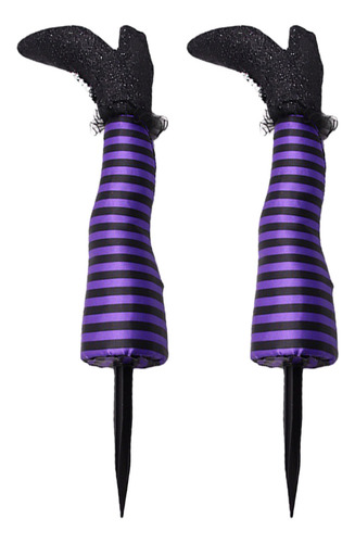 Juguete Con Patas De Bruja Para Halloween Con Decoración De