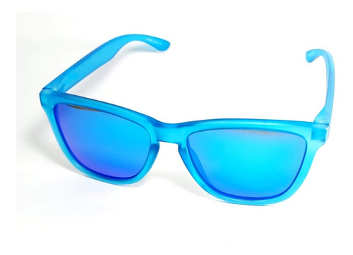 Imagen 2 de 3 de Gafas Sol Moxyn Europa Wayfarer Anteojo Lente Blue