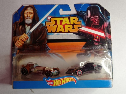 Hot Wheels Star Wars 2 Pack Obi-wan Kenobi & Darth Vader