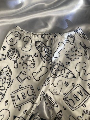 Pijama Niño Niña Para Pintar Colorear + Plumones Navidad Reg