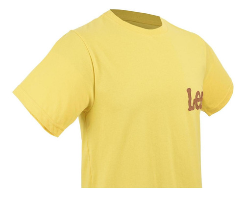 Imagen 4 de 5 de Playera Casual Lee Manga Corta De Hombre S70