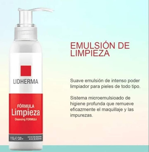 Kit Limpieza Facial Emulsión + Scrub + Hierbas Lidherma