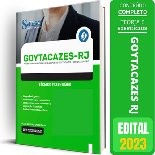 Apostila Prefeitura Campos Dos Goytacazes Rj 2023 Técnico