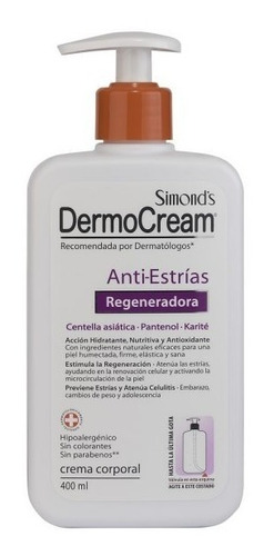 Crema Simonds Corporal Dermocream 400 Ml Anti-estrías