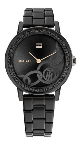 Reloj Tommy Hilfiger Mujer Maya 1782438 Color de la malla Negro Color del bisel Negro Color del fondo Negro