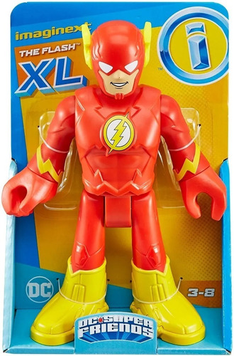 Juguete Imaginext Dc Super Friends Figura Xl Flash