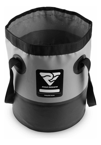 Cubo Plegable Resistente De 3 Galones (15 Litros), Bolsa De