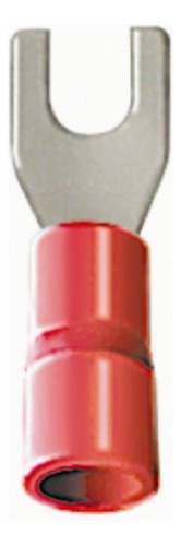 Pre-isolado Crimper Forquilha 0,5/1,5 Vermelho M4 Tpf214% F