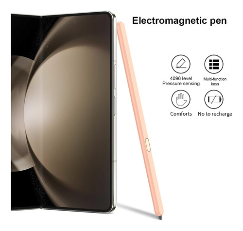 Caneta Stylus Shieid Galaxy Z Fold 6 S Pen Fold Edition Rosa