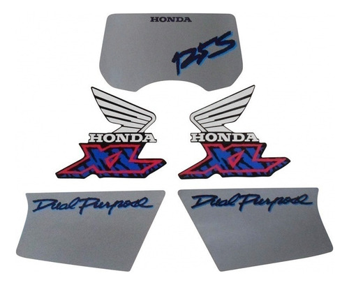 Kit Adesivo Faixa Moto Honda Xls 1994 Preta