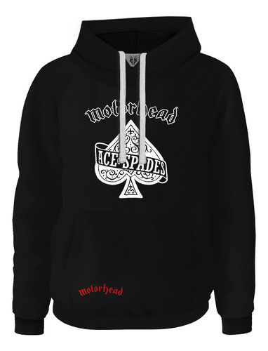 Hoodie Buzo Saco Rock Metal Motorhead Ace Of Spades