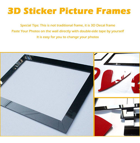 Vaabee Family Tree Wall Decor Acrylic 3d Diy Mirror Stick