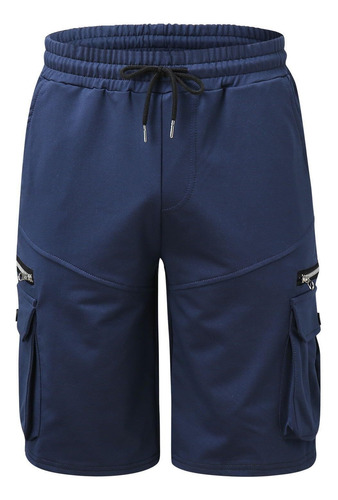 Bermudas Para Hombre, Pantalones Cortos Gris, Large