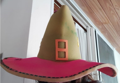 Sombrero De Bruja De Goma Espuma (Usado)
