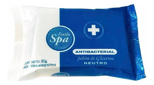 Jabon Antibacterial Glicerina Neutro Estilo Spa 90 Gr X 6 U.