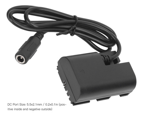 Hx Batería Ficticia E6 Lpe6 Dc, Adaptador De Corriente,