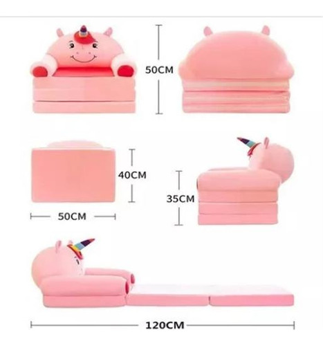 Funda Sofá Plegable For Sillón Infantil, Funda Lavable